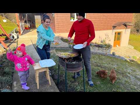 Frozen Air, Fresh Trout and Warm Family Moments in the Carpathians ❄️🐟❤️