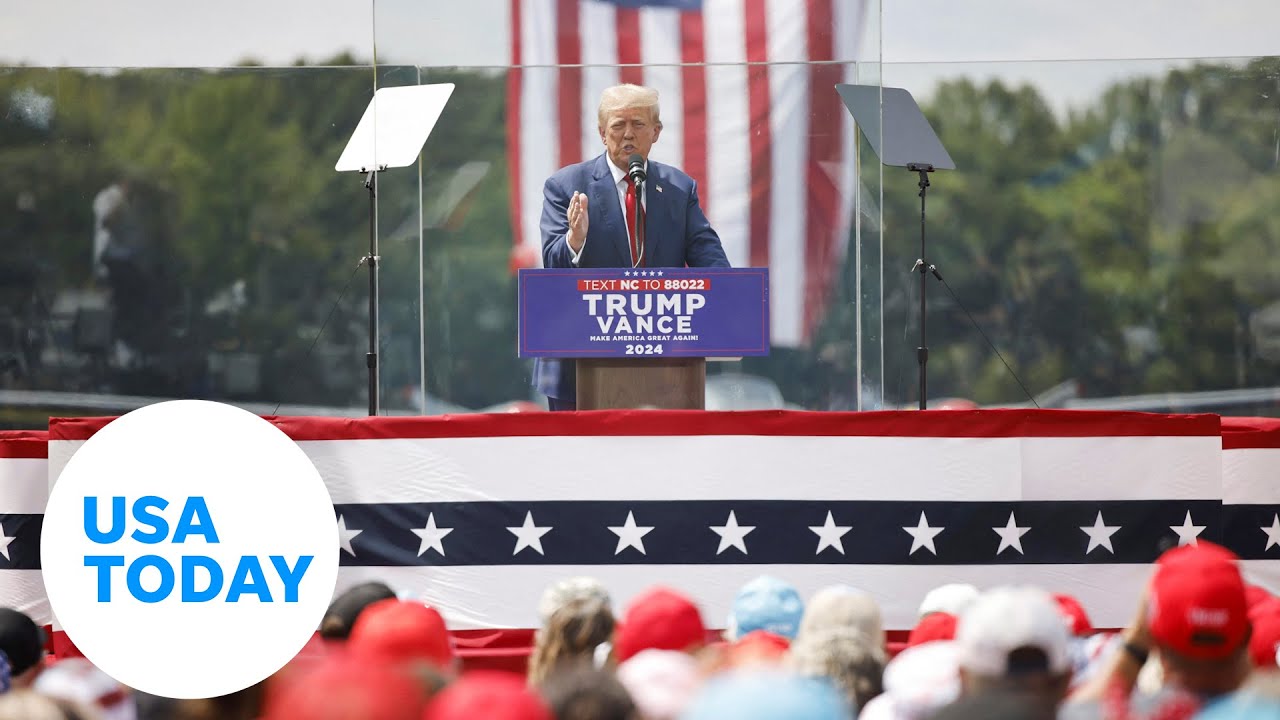 'They're getting personal': Donald Trump responds to DNC speeches | USA TODAY
