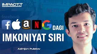 FAANG dagi imkoniyatlar siri | IMPACT.T Hub