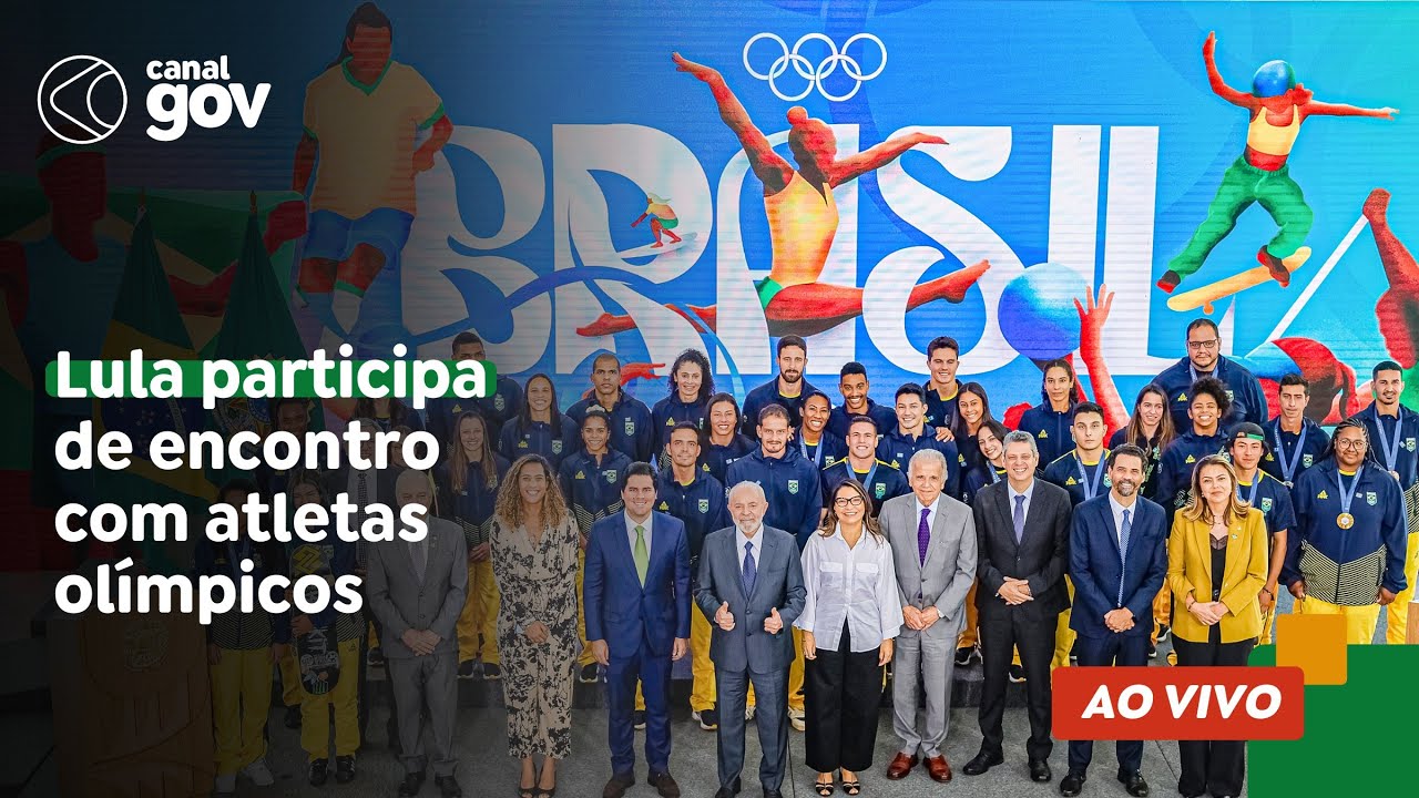 🔴 Lula participa de encontro com atletas olímpicos