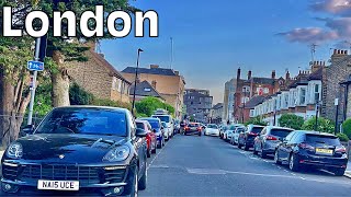 Driving downtown  London 4k HDR - England 🇬🇧