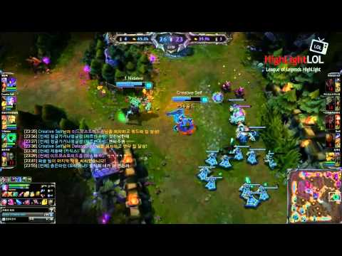 Highlight Orianna Ult & Piglet Jinx Penta Kill, KR SoloQ