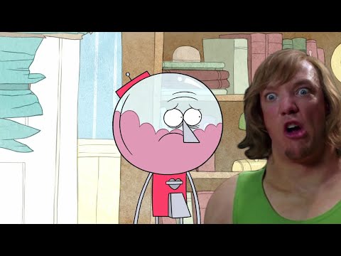 Shaggy calls Benson from Regular Show