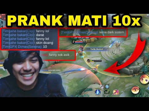 Prank Fanny Mati 10x‼️ Satu Team Toxic semua 😂