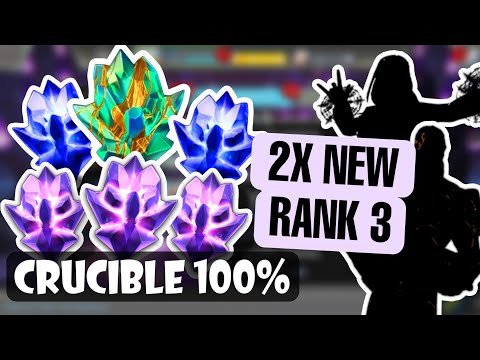 CEO 10000% Mega Crystal Openings | 2 New Rank 3 & Crucible 100% Rewards | MCOC