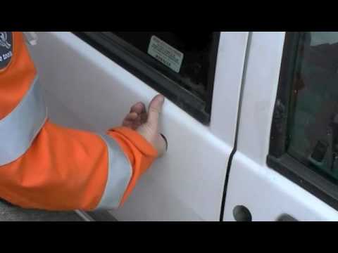 Extrication RTC Training, Door opening with a Core Drill