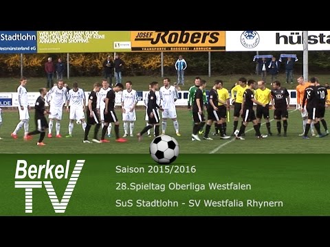 BERKEL TV 18.04.2016 = Oberliga Westfalen 28. Spieltag  SuS Stadtlohn - SV Westfalia Rhynern