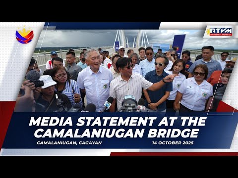 Media Statement in Camalaniugan, Cagayan 10/14/2025