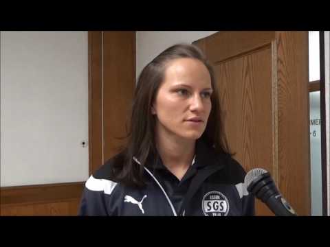 20170114   Interview with Irini Ioannidou from SGS Essen on the Weltklasse Hallentournement of Biele