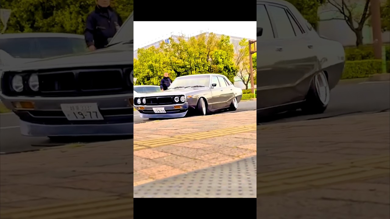【旧車】シャコタン過ぎる名車達❗️#norikh250 車、マフラー音、昭和、高知県、カスタム、