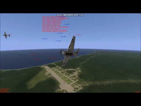 Attacking Japanese airfield in the Pacific || Il-2 Sturmovik 1946