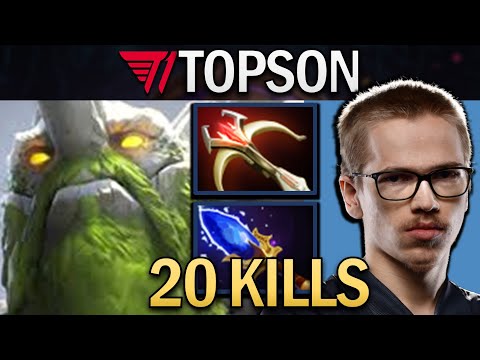 TI13 - Tiny Dota 2 Gameplay T1.Topson with 20 Kills and Daedalus - Lima Major