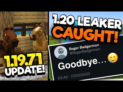 Minecraft 1.19.71 OUT NOW - They Caught Roger Badgerman!