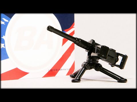 Пулемет Brickarms M2HB для минифигурок Лего