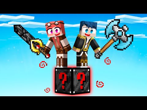 GIOCO CON 1 SOLO BLOCCO DI LUCKY BLOCK SU MINECRAFT!