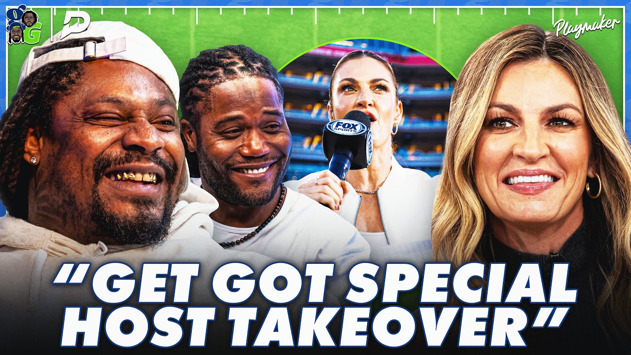 Erin Andrews Takes Over Get Got 😲| Marshawn Gets Put on the Spot with the REAL Questions