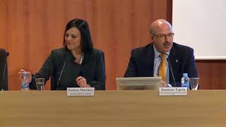 Inaguració del seminari (Domènec Espriu i Pastora Martínez) (26 de gener de 2018)