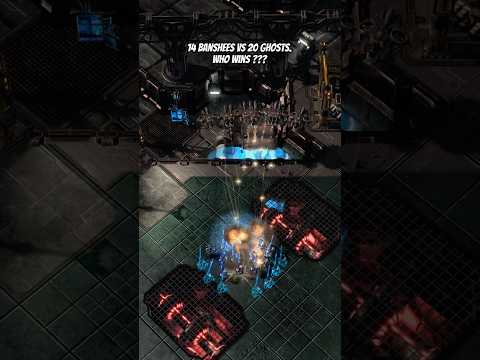14 Banshees vs 20 Ghosts | SC2.BattleRumBle #sc2 #rts #starcraft2 #스타크래프트2