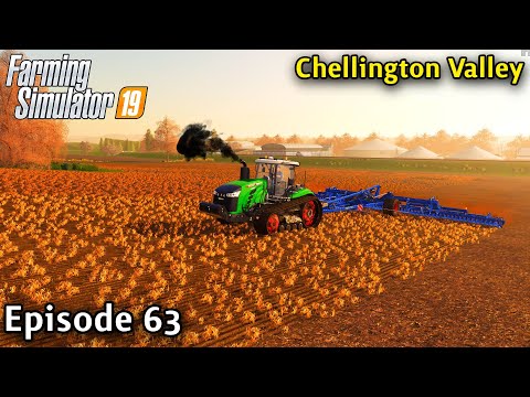 FS19 Timelapse - Chellington Valley Seasons Yr5 Ep 63 UPGRADING THE TRACTOR & CULTIVATOR