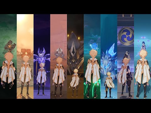 Lunar Charged Electro Traveler VS Inazuma