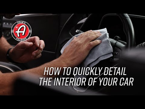 How To Quickly Detail The Interior of Your Car