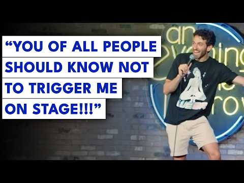 Getting Dropped By A Therapist On Stage | Gianmarco Soresi | Stand Up Comedy Crowd Work