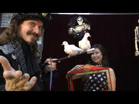 MagicVision Halloween dove magic- Abbott's Twin Doves from Balloon, Dovan, Flip-over box production