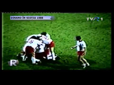 Dundee Utd v Dynamo Bucharest European C/Winners Cup 2nd Round 1st Leg 26-10-1988