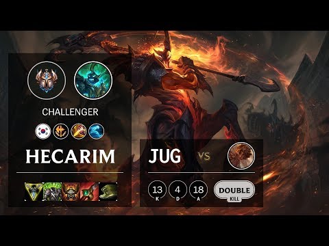 Hecarim Jungle vs Taliyah - KR Challenger Patch 10.3
