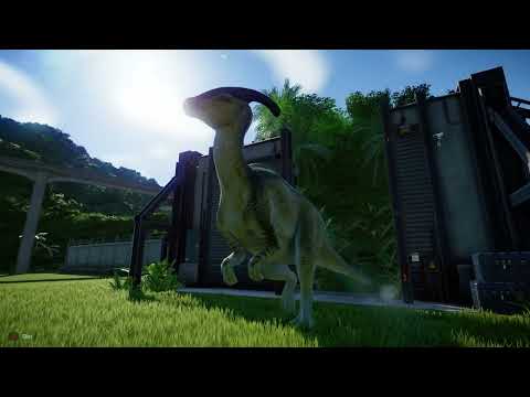 **Jurassic World Evolution: Indominus Rex vs Parasaurolophus**