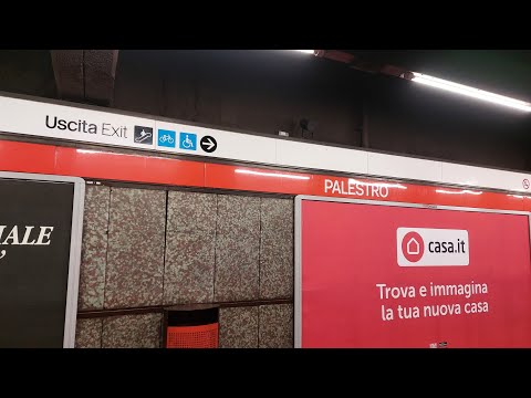 (Walkthrough) Stazione PALESTRO (M1 Metro Milano)