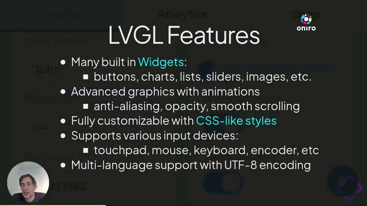 LVGL: A versatile UI toolkit for MCU & CPU (Philippe Coval, Gabor Kiss-Vamosi)