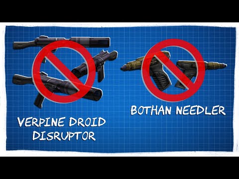 The Weapons that were TOO Dangerous for Star Wars - The Weapons Banned in the Galaxy