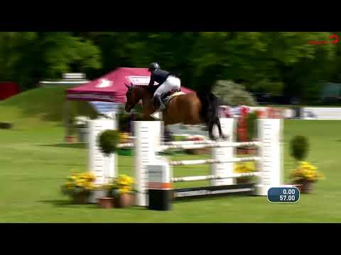 Olga B mit Tobias in München Riem auf der Pferd International