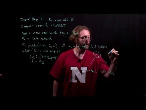 Dynamic Programming: Optimal Binary Search Trees Part 5