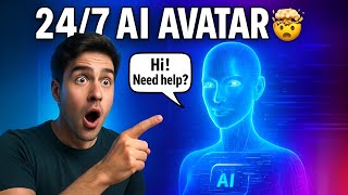 How I Made a Human-Like Avatar That Talks to Visitors 24/7 (No Code!)