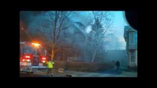 Newark Ohio Fire Department working house fire 430 Hudson 3-8-14 Fire Command
