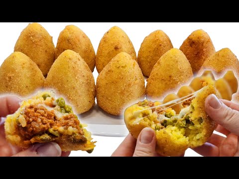 ARANCINI DI RISO SICILIANI: RICETTA ORIGINALE - ARANCINI SICILIANI PERFETTI E DELIZIOSI