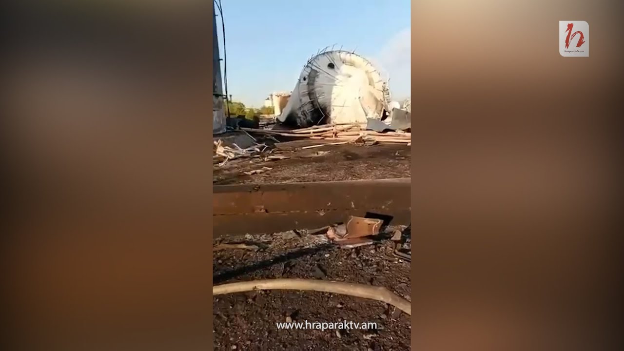 Ռուսական հարվածի հետևանքով ոչնչացվել են ադրբեջանական SOCAR նավթային տերմինալի բոլոր բաքերը