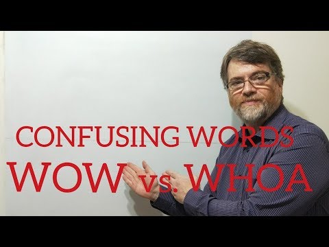 The Difference Between Wow and Whoa - Lesson (311) English Tutor Nick P