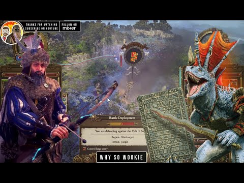 TOTAL WAR: WARHAMMER 2 HUNTSMARSHALS EXPEDITION VS CULT OF SOTEK