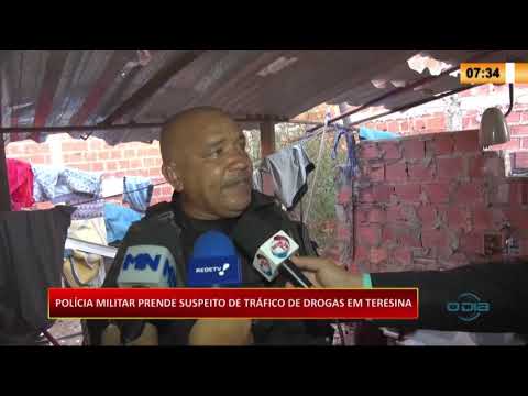 PoliÌcia Militar prende suspeito de traÌfico de drogas em Teresina 12 08