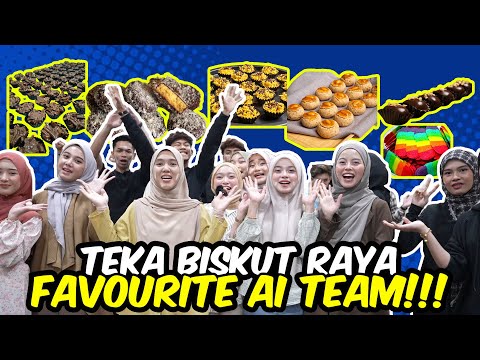 TEKA BISKUT RAYA FAVOURITE AI TEAM !!! EMNY BUATKAN BISKUT UNTUK SOMEONE…