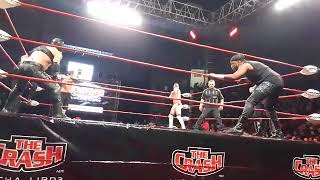The Crash Famous B, Douglas James & Charlie Haas Vs Damián 666, Xtreme Tiger & Jack Evans