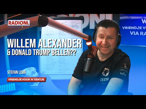 WAT?! Edwin Evers, Willem-Alexander én Donald Trump bellen RADIONL? Vriendje voor een Tientje Actie!