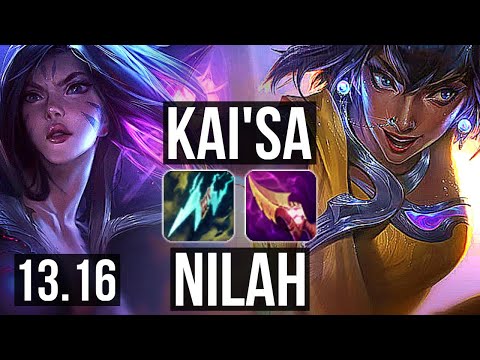 KAI'SA & Renata Glasc vs NILAH & Alistar (ADC) | 9/1/5, Legendary | KR Grandmaster | 13.16