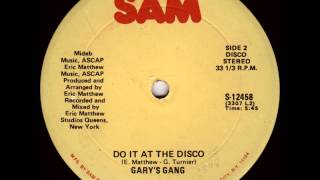Gary&#39;s Gang - Do it at the disco (1978) 12&quot; vinyl