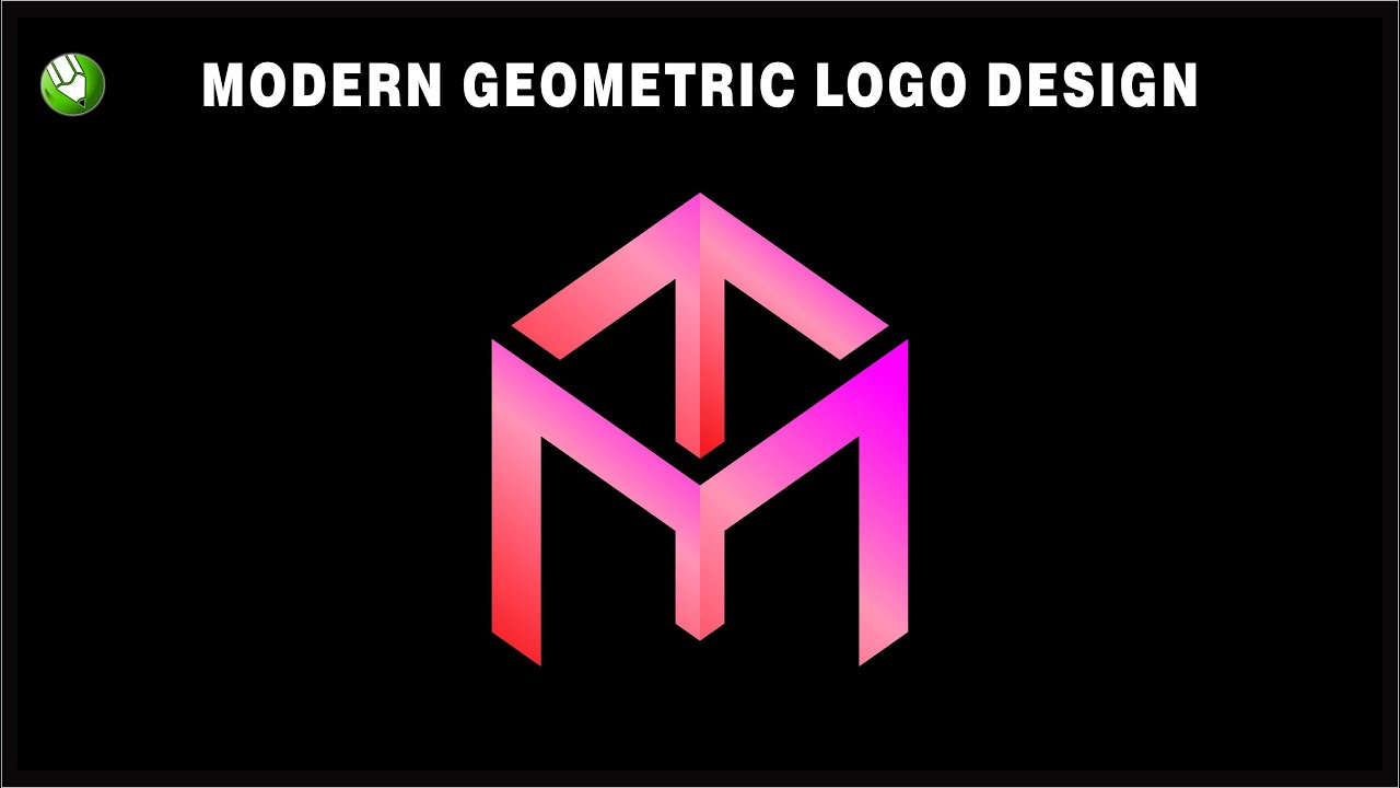 How to Create Logo Design With Polygon Shape | Coreldraw Logo Design Tutorial