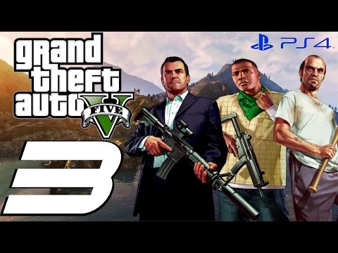 Grand Theft Auto V PS4 - Walkthrough Part 3 - Saving Jimmy & Wife Caught Cheating