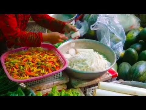 Cambodian Street Food - Food Tour Around Phnom Penh - Asian Market Food Video